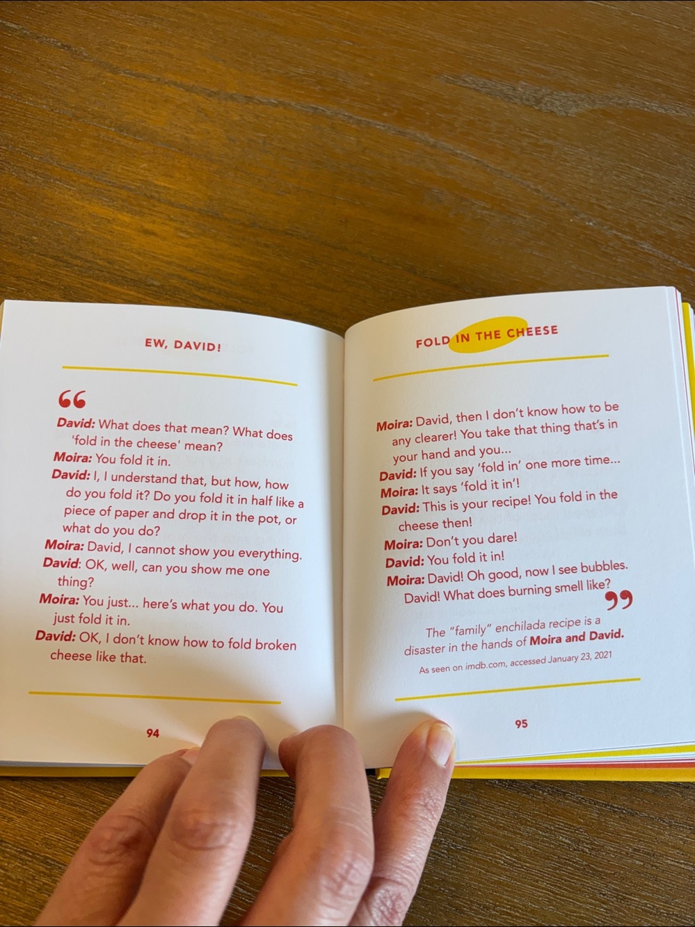“Ew, David!” and other quotes The Little Guide To Schitt’s Creek Book, NWT - Picture 5 of 8